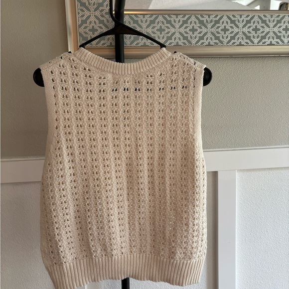 Universal Thread Women's Cream Cable Knit Sweater - Picture 2 of 3